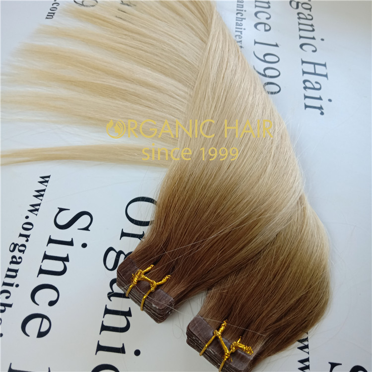 Wholesale Piano color tape in hair extension with best quality and best pride A79